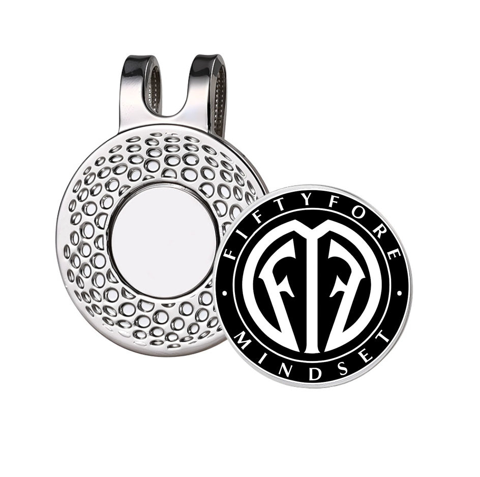 Fifty Fore logo Ball Marker & Clip